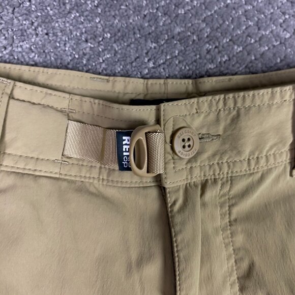 REI Co-op Sahara Roll Up Pants Cargo Relaxed Fit Men's 30 x 32 Khaki Belted - Picture 5 of 16